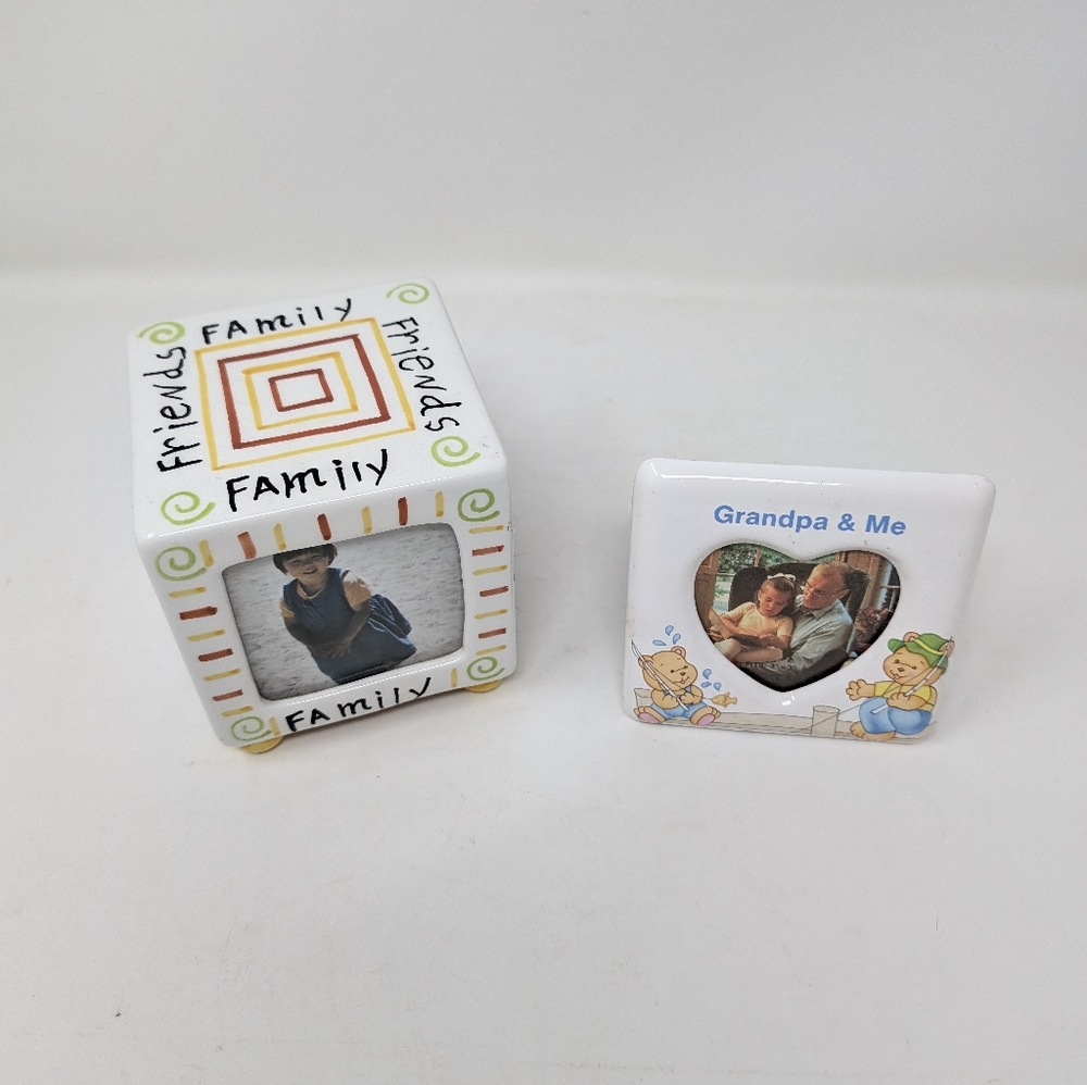 Family and Grandpa Photo Frames. Two Different Frames, Sold As A Set